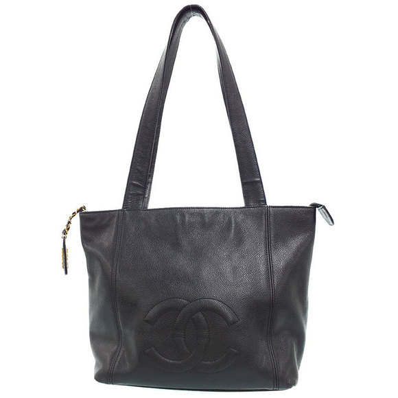 Chanel Coco Mark Shoulder Bag Black - Picture 1 of 9